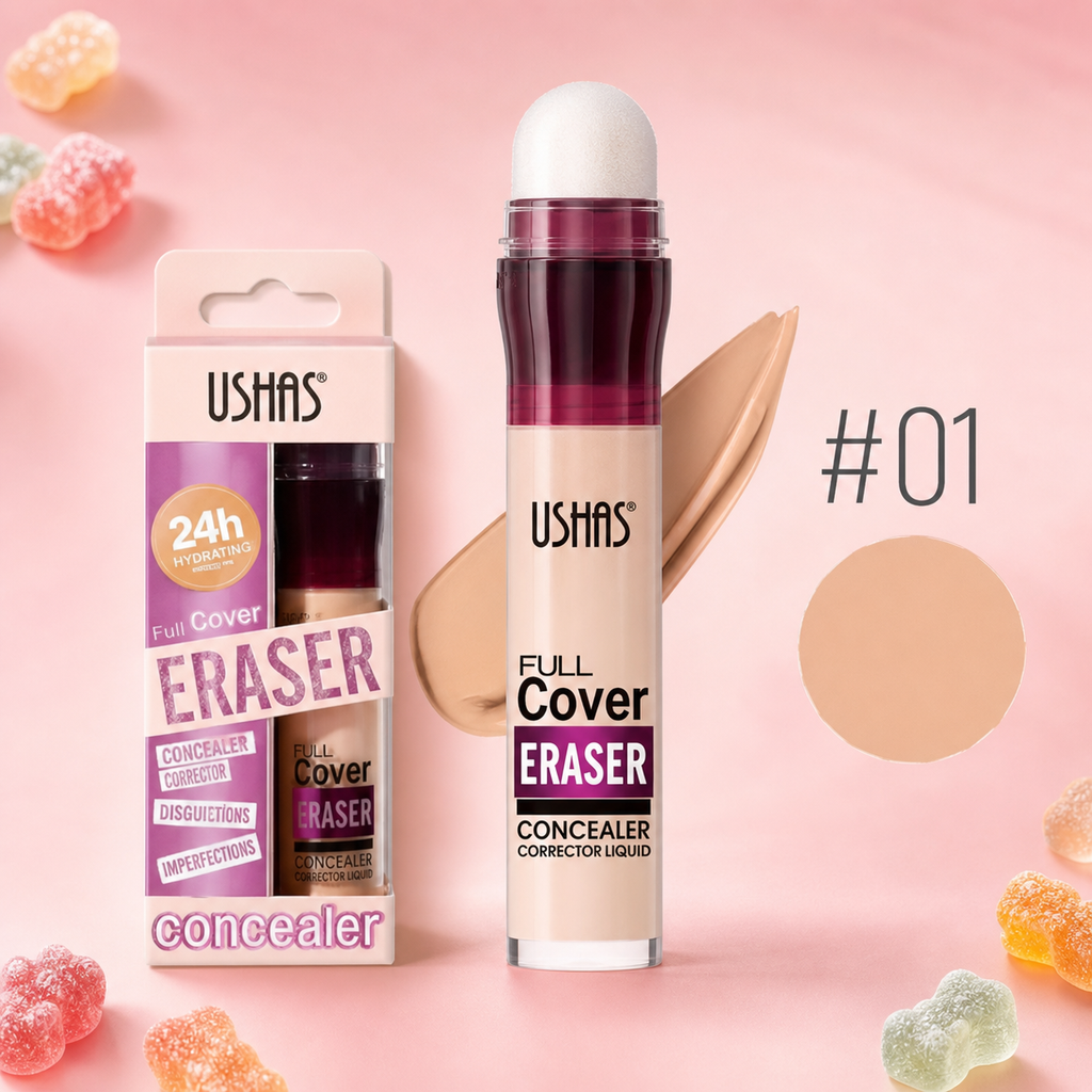Corrector con Esponja Efecto Piel tono 01